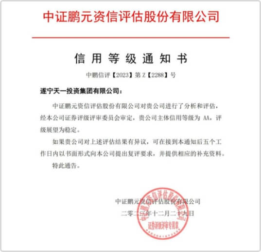 成功取得2A信用評級，獲取資本市場準入牌照，全面助力園區(qū)多層次主體信用建設。